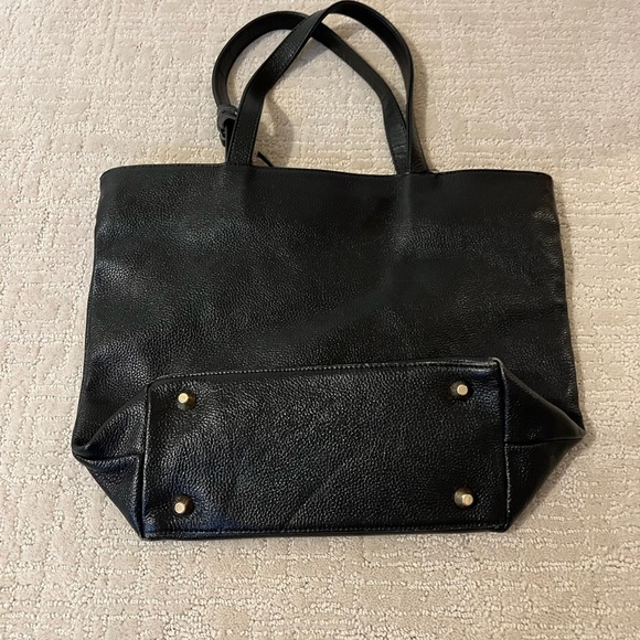 Onna Ehrlich Black pebbled Leather Tote Bag - Picture 6 of 6